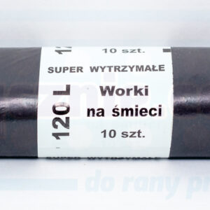Saci de gunoi 120l 10pcs negru